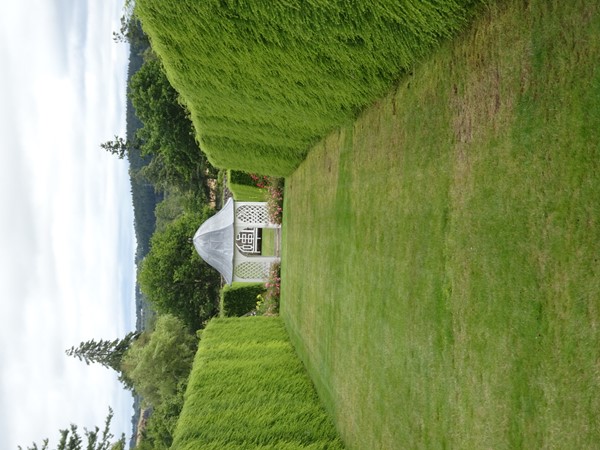 Grass pathway in Walled gardens