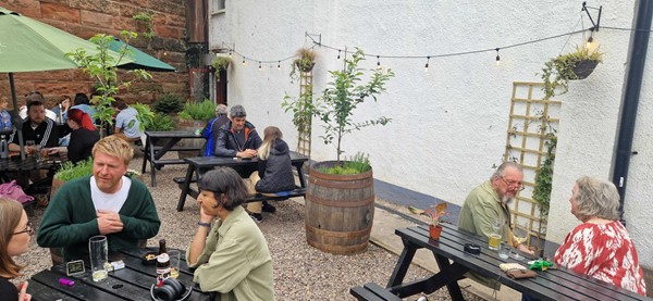 Image of the pub beer garden