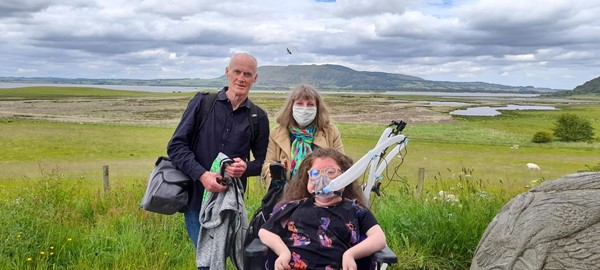 Picture of a Euan's Guide Ambassador meet up at  RSPB Scotland Loch Leven