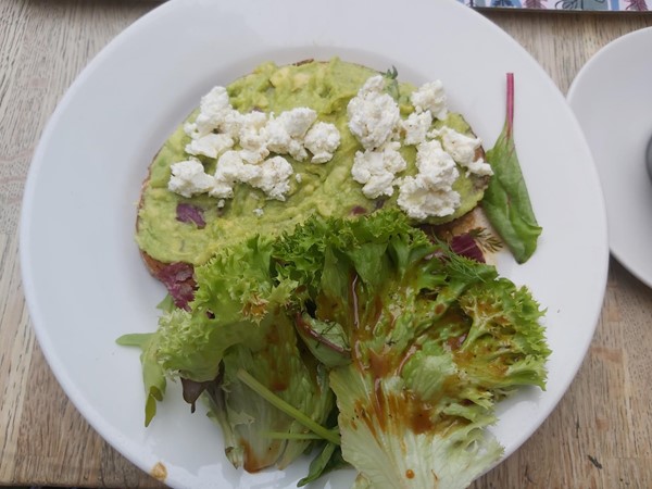 Food on a table