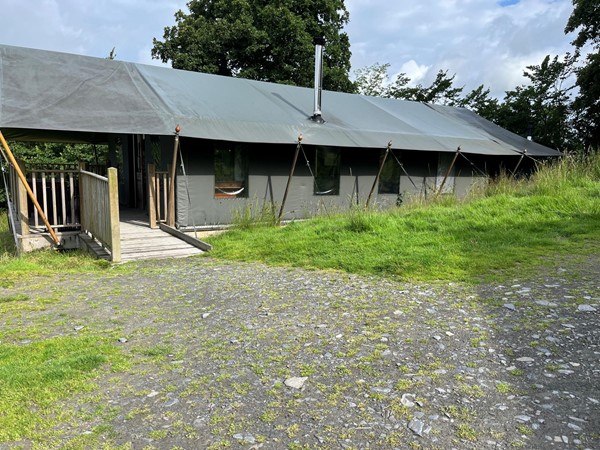 Image of a canvas hut