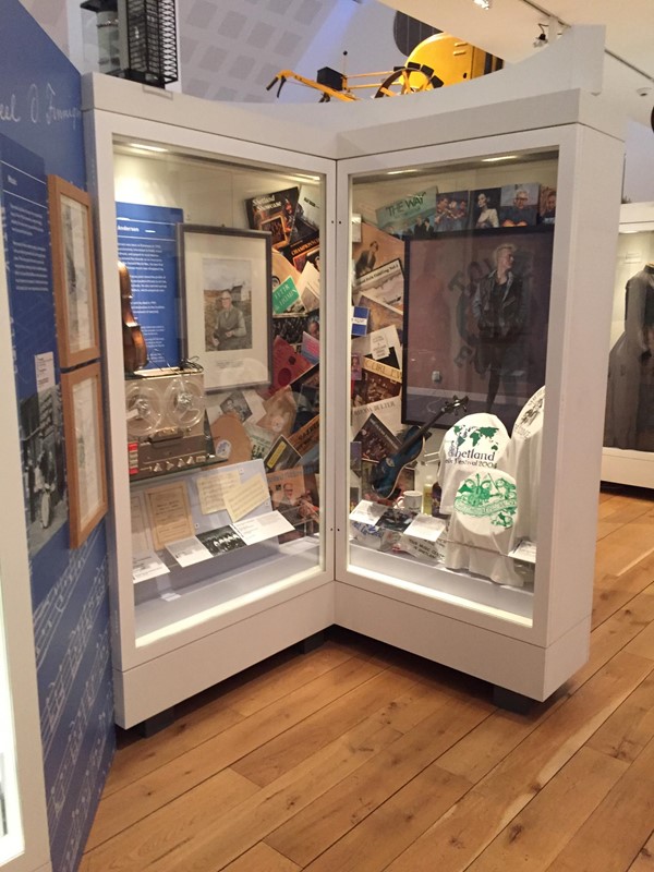 Exhibition display at Shetland Museum