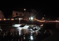 Dawlish Brook at night