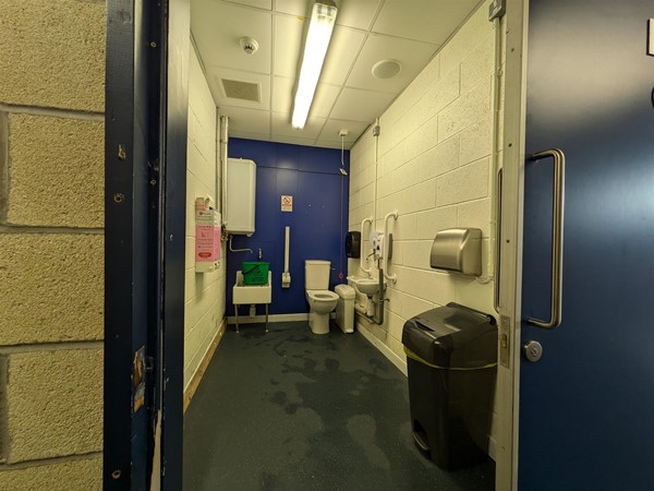 Image of door to the accessible toilet