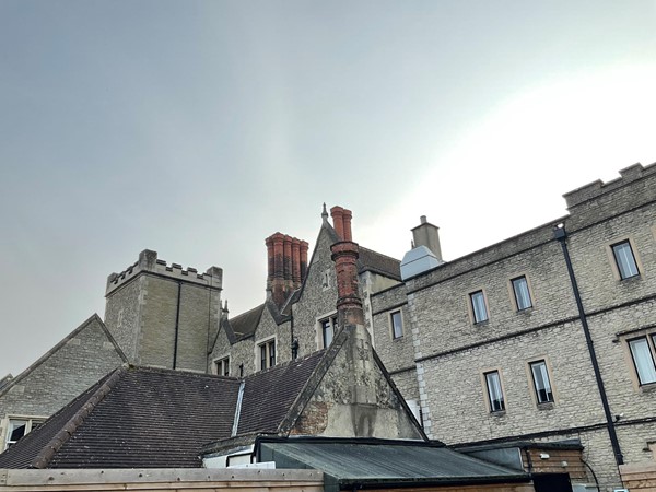 Image of the outside of Nutfield Priory Hotel.