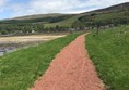 Gravel footpath beside the beach