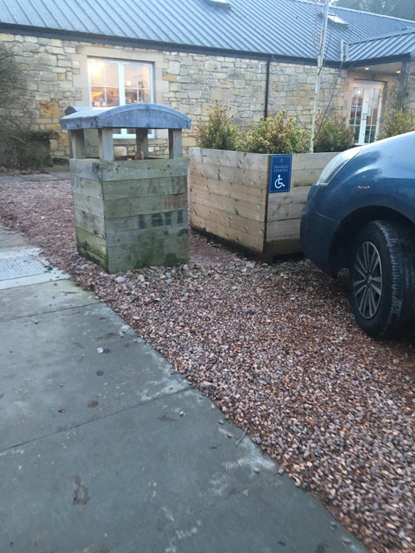 signs to show blue badge parking