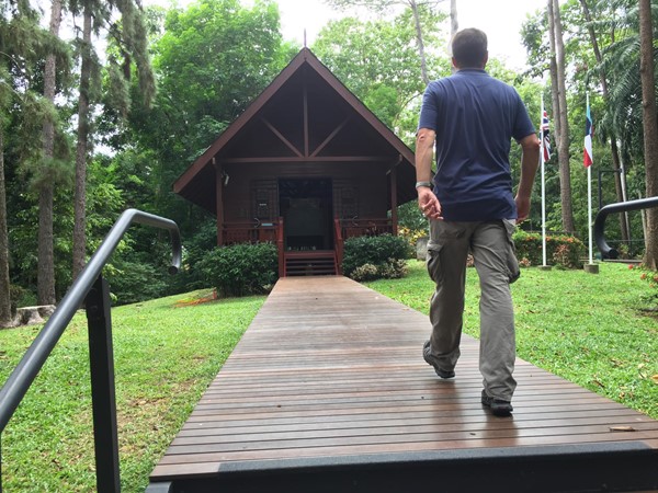 Sandakan Pavilion at the POW memorial park 