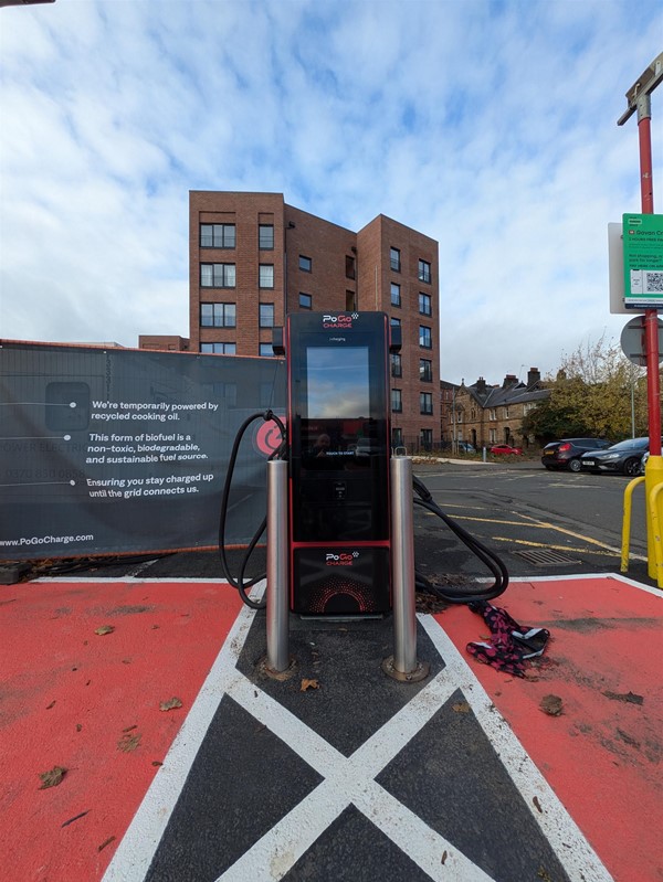 Image of EV charging bays