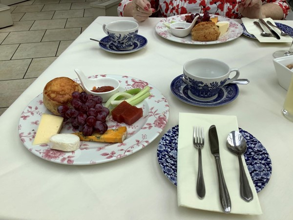 Picture of a table with food on it