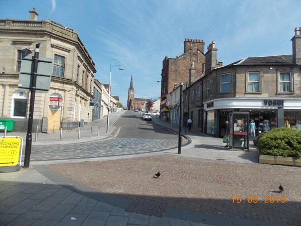 This is a view looking up Church St where there is also a car park however is on a hill. the Car park is about half way up on the right hand side of the road