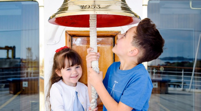 Make memories aboard The Royal Yacht Britannia