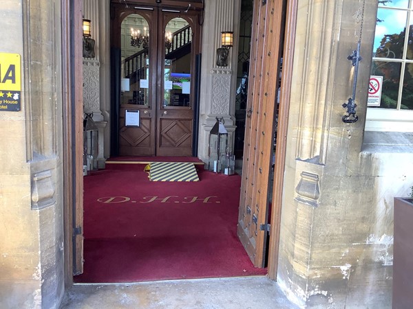 The hall entrance