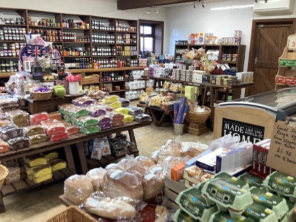 Picture of the inside of a food shop