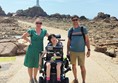 Wheelchair accessible walk from St Aubin to Corbiere (we had a powerchair, think it would be tough going pushing manual chair) and over the causeway to the lighthouse.