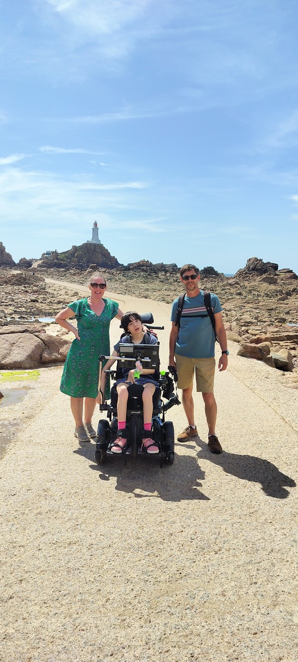 Wheelchair accessible walk from St Aubin to Corbiere (we had a powerchair, think it would be tough going pushing manual chair) and over the causeway to the lighthouse.