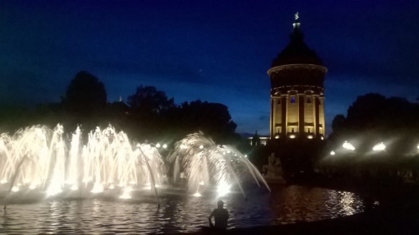 Wasserturm by Night