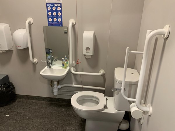 Picture of an accessible toilet