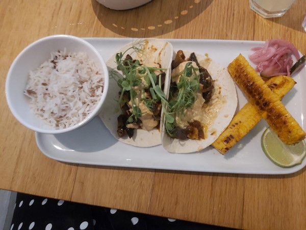 Image of a plate of food on a table