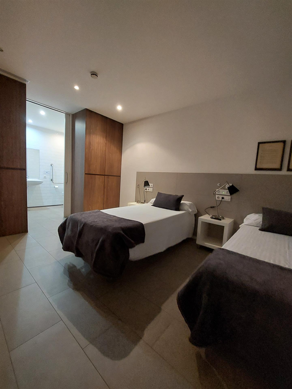 Image of a hotel bedroom