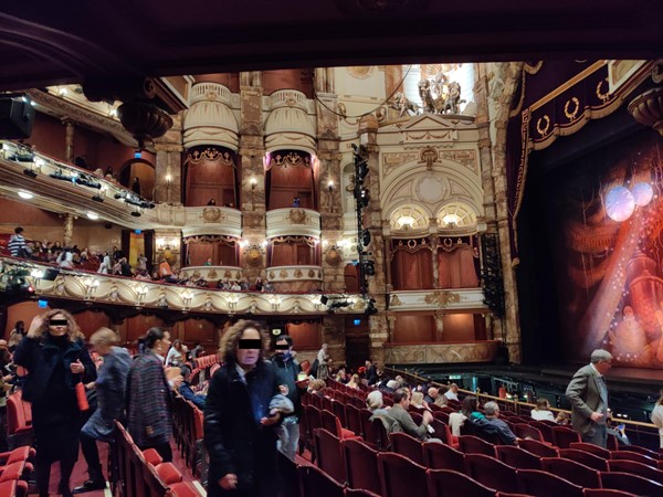 A view of the auditorium and part of the stage