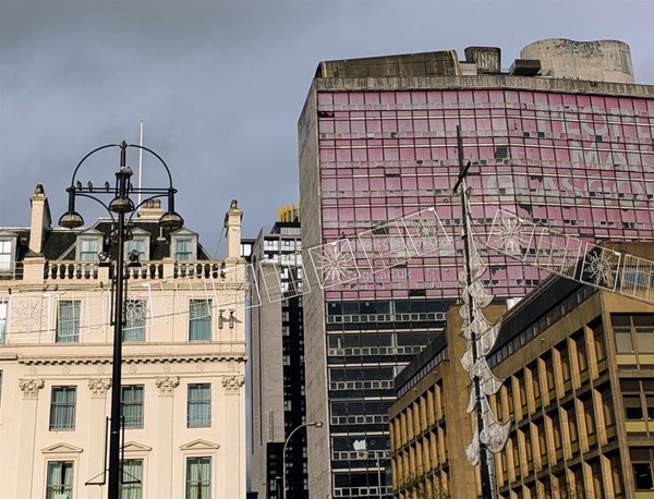 Image of a building with a logo reading 'People Make Glasgow"