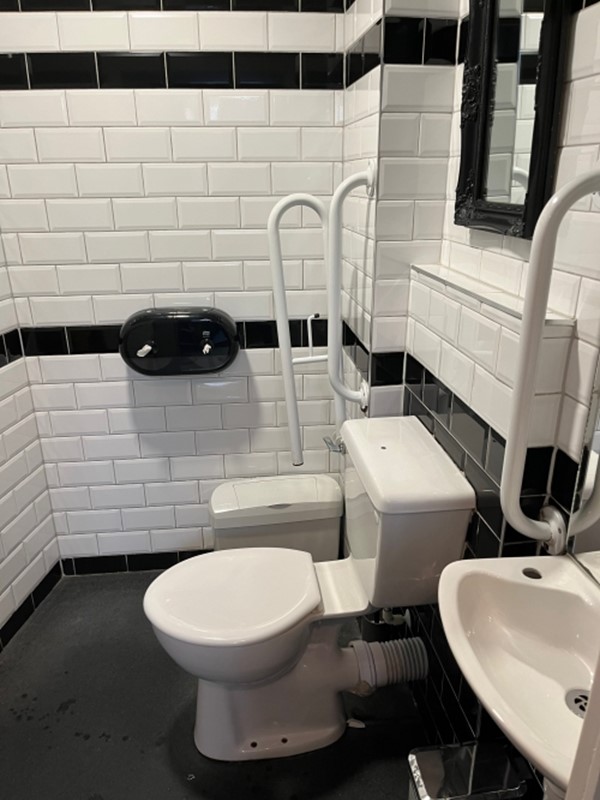 Image of an accessible toilet