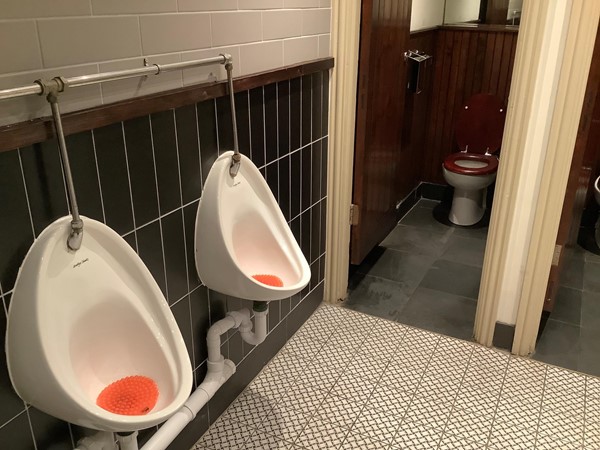 Picture of two urinals