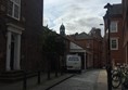 The meeting house from the top of Friargate