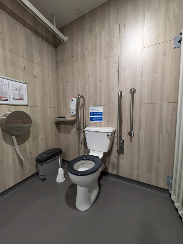 ;image of toilet in the Changing Places toilet