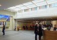 The foyer beneath the courtyard