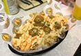 Photo of the nachos with mac 'n' cheese.