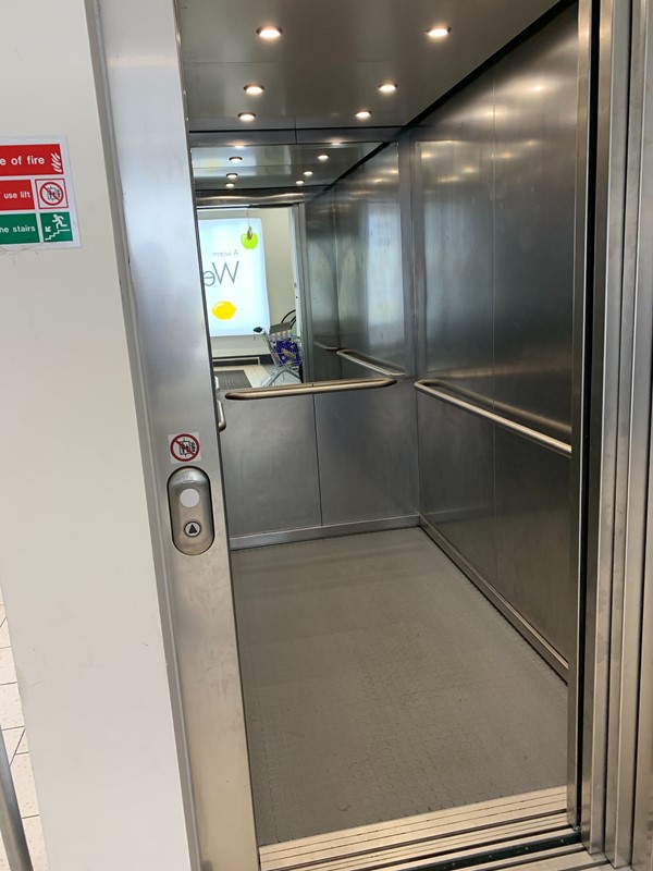 Picture of Lidl's Accessible lift, Edinburgh