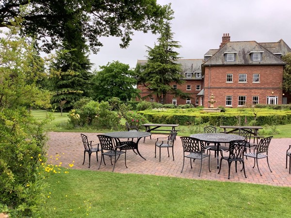 Outside seating area