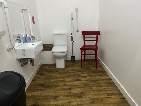 Image of an accessible toilet