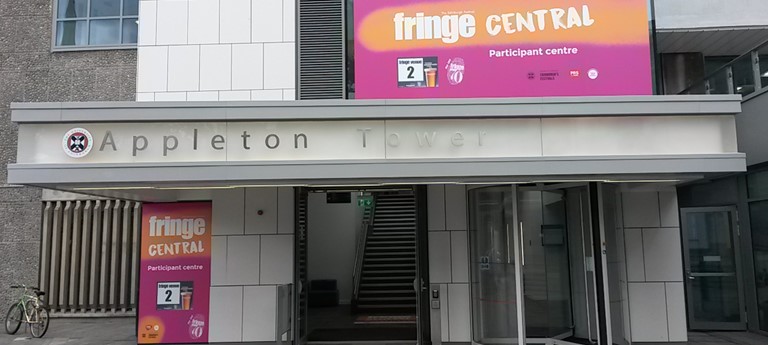 Fringe Central at Appleton Tower