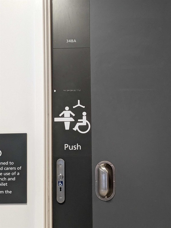 Image of door to the Changing Places toilet