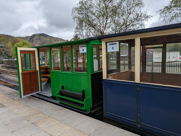 Image of an accessible carriage at LLanberis Lake Railway