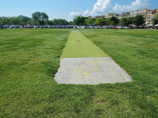 Cricket Pitch and car park