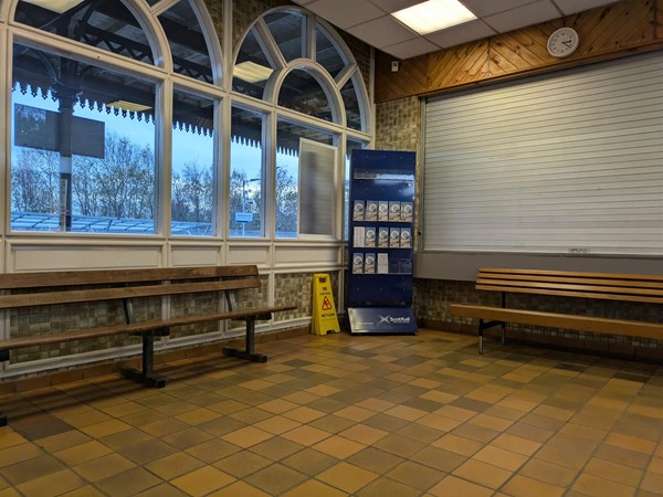 image of seating area in the ticket office