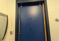 Image of door from the inside of the Changing Places toilet