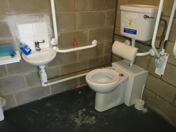 Picture of Dumbarton Football Stadium's accessible toilet