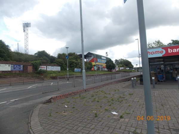 The stores location on Coatbridge Main St near Albion Rover FC