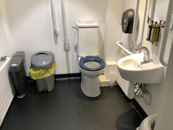 The toilets are basic, no disabled toilet, but reasonably clean and tidy