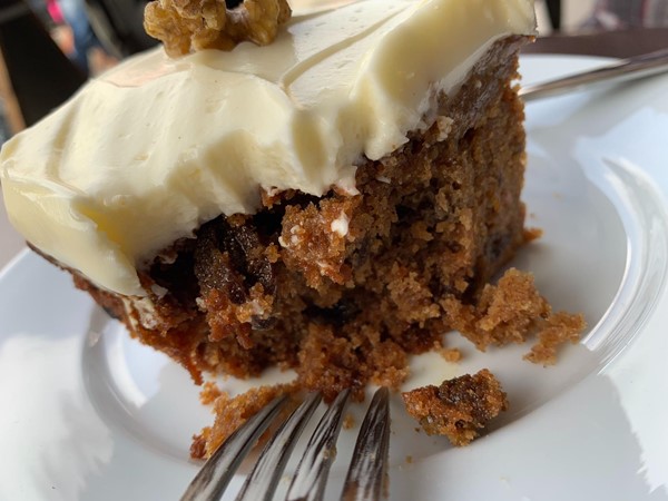 Perhaps the best carrot cake in the world.  So moist and so tasty.