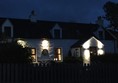 The exterior of the Three Chimneys in Skye