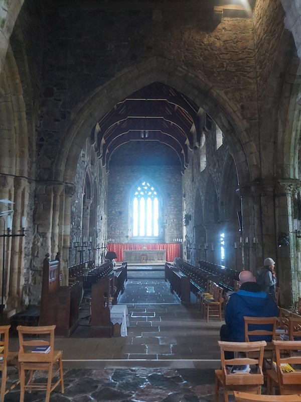Another image of inside Abbey church.