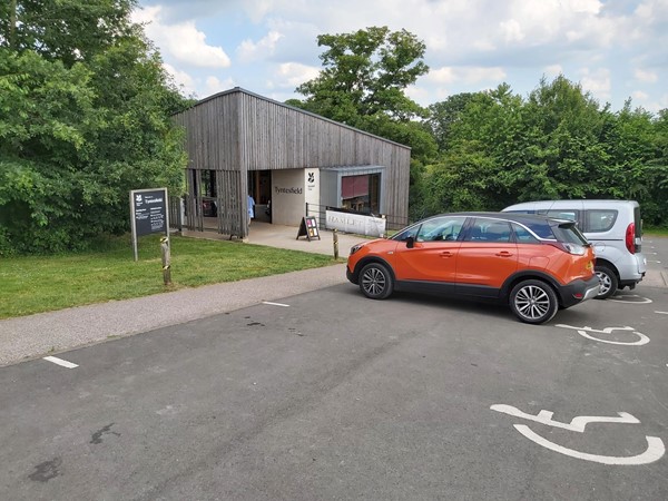 Blue Badge parking & entrance building