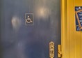 The disabled toilet door.