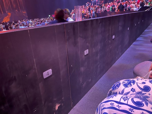 Image of the accessible seating area in the arena.